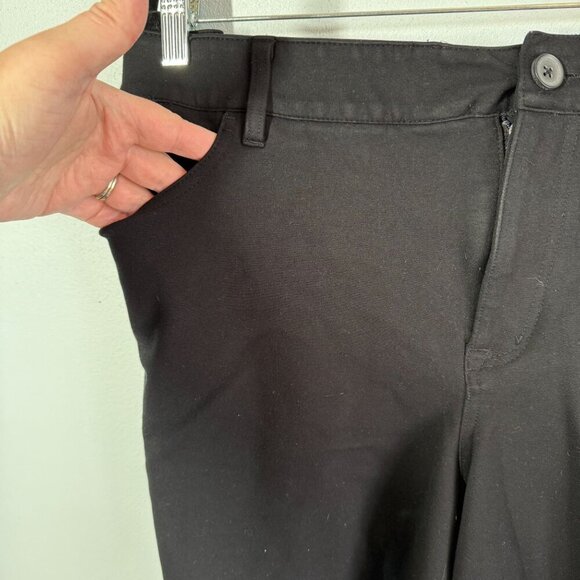 Torrid Womens Black Ponte Shorts Plus Size 24 No Slip Waistband Flat Front - Picture 3 of 9